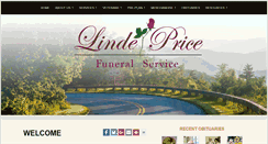 Desktop Screenshot of lindefuneralservice.com